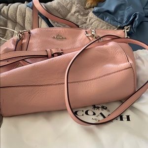 Coach Pink Leather Bag